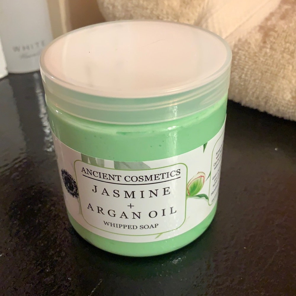 Organic whipped soap